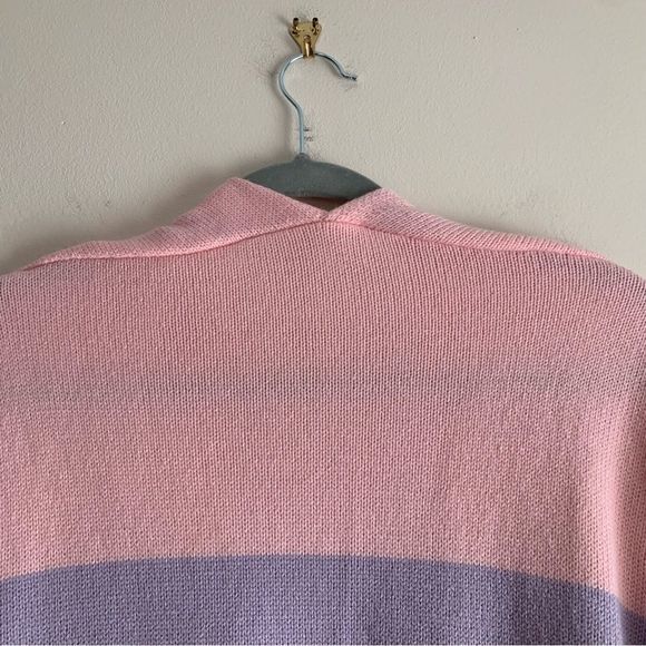 Pastel Stripe Long Open Cardigan - Picture 7 of 8